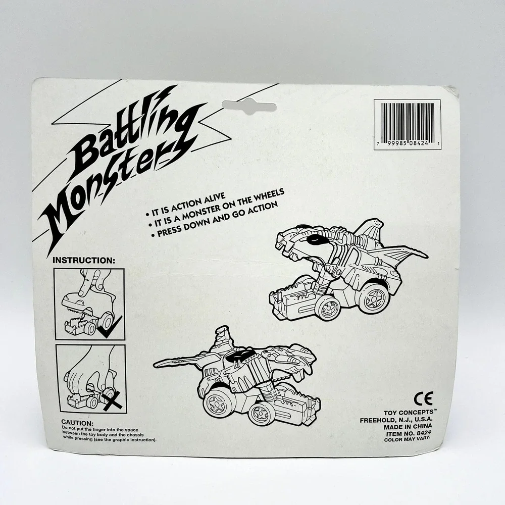Battling Monsters Press & Go Action race cars Toy Concepts Sealed Battle Toy